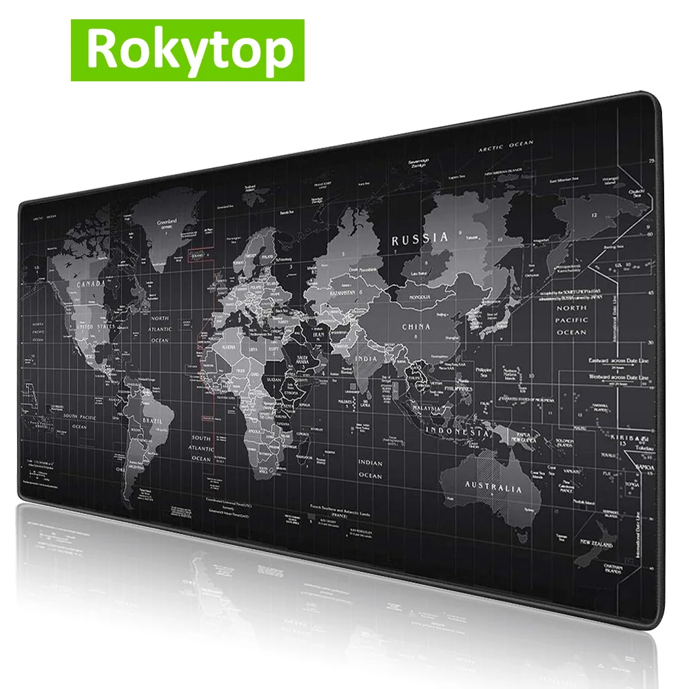 Rokytop игровой коврик для мыши большой компьютерный резиновый ПК Настольный