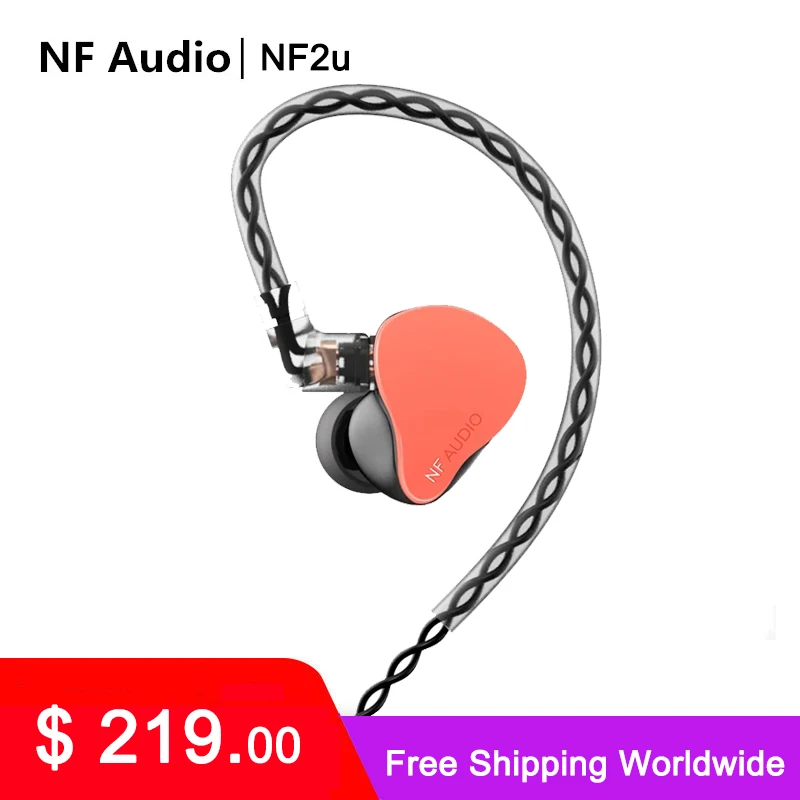 

Наушники-вкладыши NFAUDIO NF2u Наушники Hi-Fi, 0,78 мм, 2 шт.