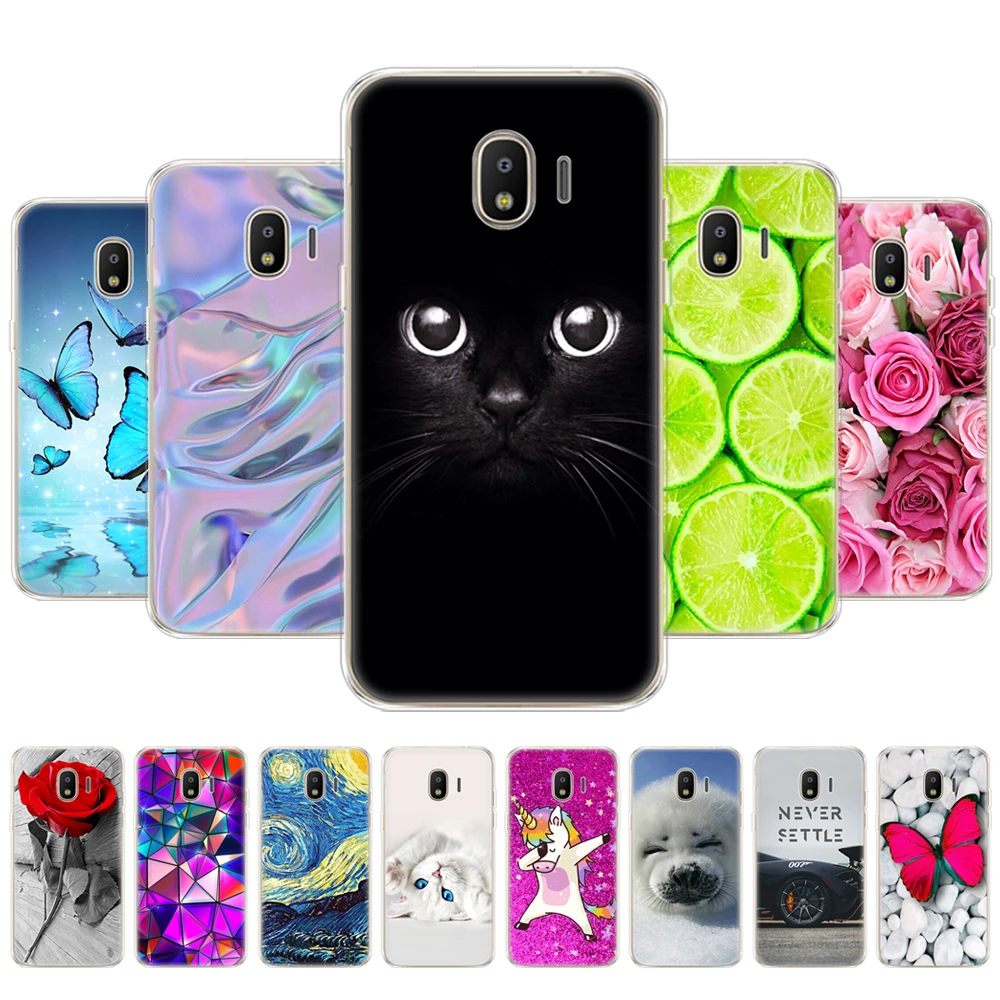 Для Samsung J4 Plus 2018 чехол мягкий TPU для Prime sm j415 силиконовый Galaxy EU J400F J400 | Мобильные
