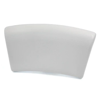 

White Luxurious Foam Padded Spa Bath Pillow Hot Tub Neck Head Back Rest Cushion with Suction Cups