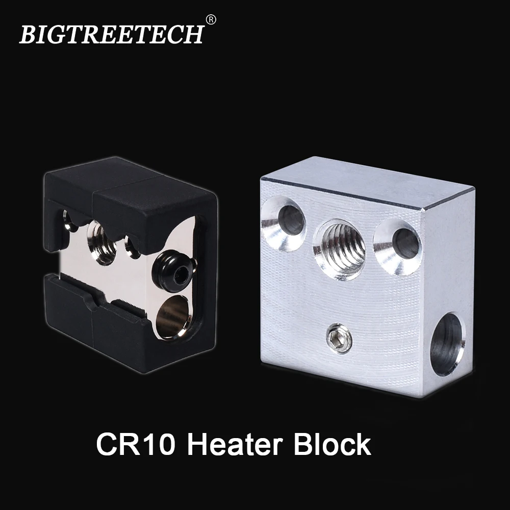 CR10 тепловой блок Mk8 силиконовый чехол для Cr10 J Head Hotend Ender 3 Extruder 3D принтер|Детали и