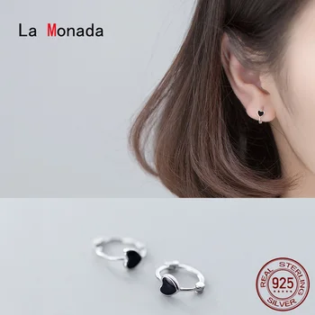 

La Monada Hoop Earrings For Women Silver 925 Fine Women Earrings In Jewelry Minimalist Hoop Earrings 925 Sterling Silver Heart