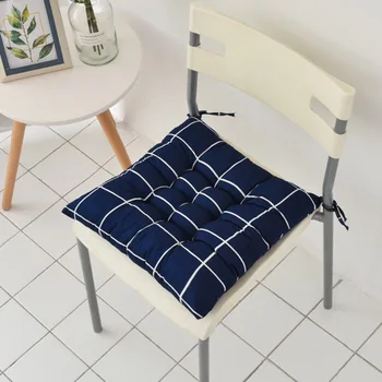 

Tufted Printed Square With Ties Non Slip Polyester Soft Chair Pad Living Room Indoor Home Office Pillow Seat Cushion 40x40cm