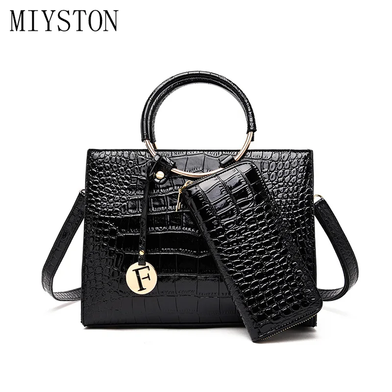 

New 2019 Elegant Shoulder Bag Women Designer Luxury Handbags Women Bags Sexy Crocodile Messenger Crossbody Bag