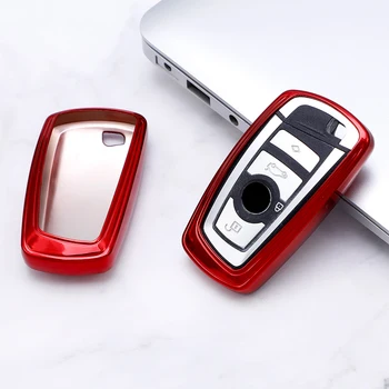 

Soft Tpu Smart Remote Key Shell FOB Holder Case for BMW 1 3 5 Series F10 F20 F30 F40 Auto Car Key Case Car Styling