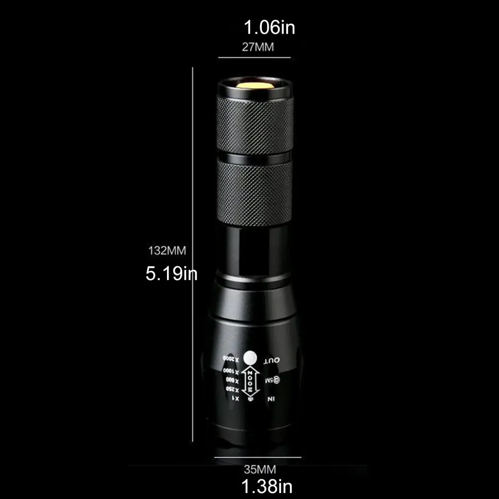 Телескопический мини-фонарик с зумом, зарядка от Usb, мини-фонарик, перезаряжаемый фонарь, фонарик с Usb для велосипеда, карманный светодиодный фонарь