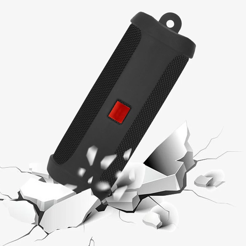 Полностью портативный защитный силиконовый чехол для 5 BT динамиков, защитный чехол для путешествий, мягкий чехол для хранения из силикагеля с карабином