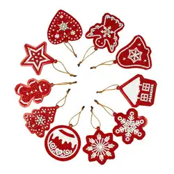 10 шт. DIY Полный Сверла алмазная живопись специальная форма Рождественская елка кулон
