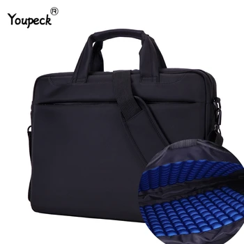 

Fashion 14 15.6 inch Nlylon Laptop Shoulder Bag For Macbook Notebook Computer Messenger Case Sleeve HandBag Briefcase Women Men