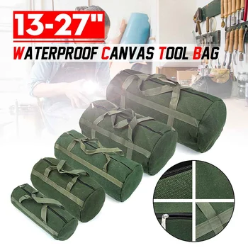 

Multi-function Mechanics Tool Bag Waterproof Oxford Cloth Canvas Hand Toolbag Portable Electrician Shoulder Storage Zipper Bag