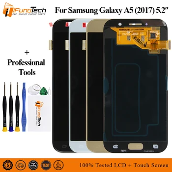 

Original Lcd For Samsung Galaxy A5 2017 A520F SM-A520F A520 LCD Display Touch Screen Digitizer Glass Assembly With Frame