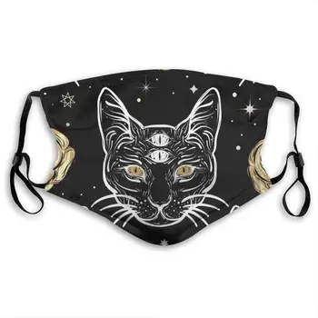 

Mouth Masks Funny Young Boston Bull Terrier Dog Reusable Anti Dust Face Mask Filters for Kids Girls Boys
