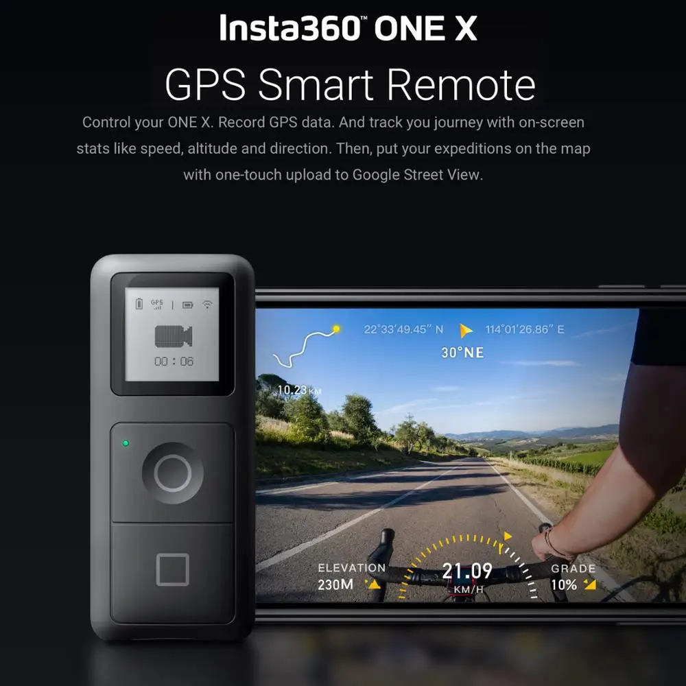 Insta360 ONE X 5 7 K VR 360 панорамная экшн камера для iPhone и Android one x gps Пульт дистанционного