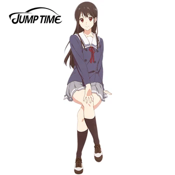 

JumpTime 13cm x 3.6cm Japanese Anime Kyoukai no Kanata Sexy Beauty Nase Mitsuki Drift Decal Bumper Stickers