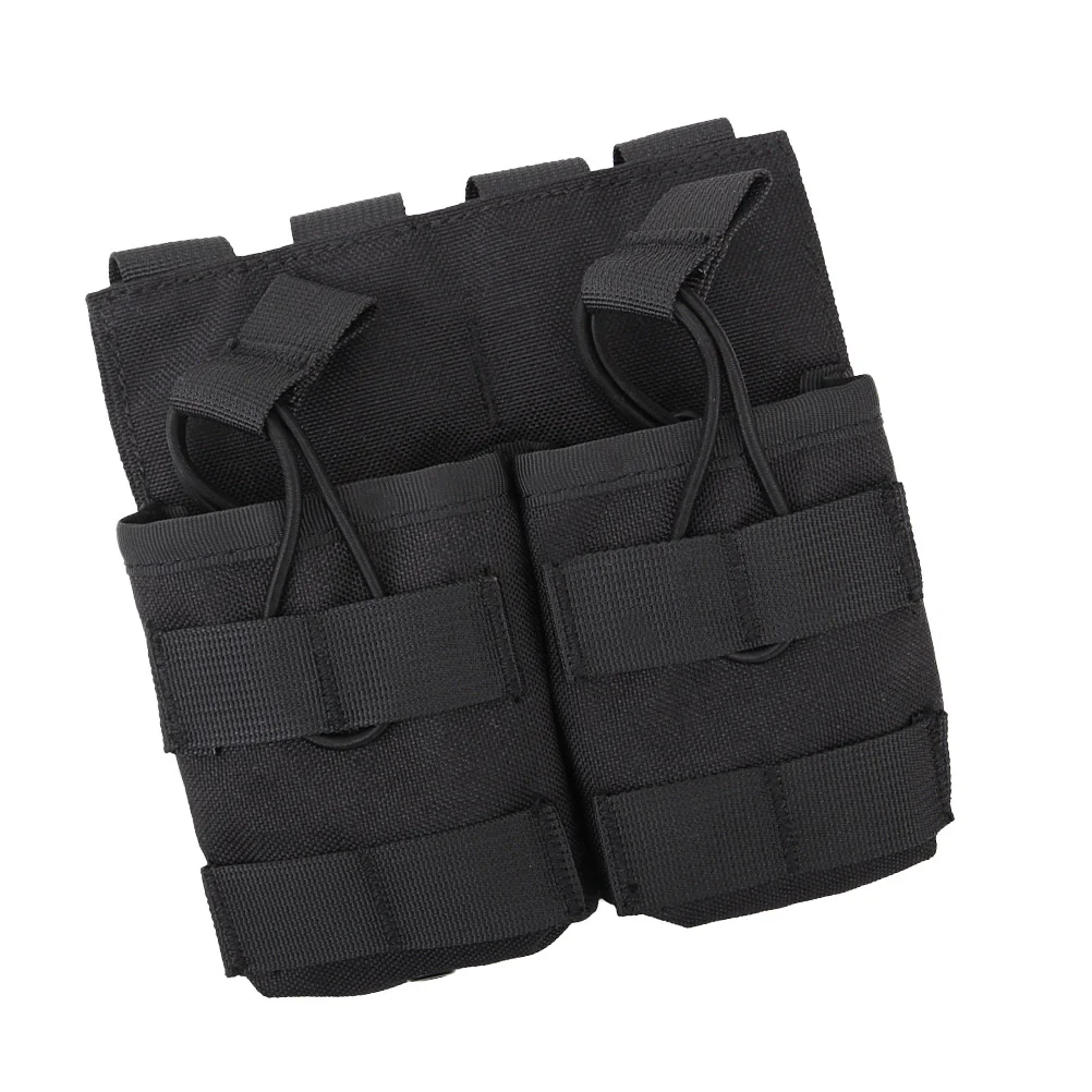 Portable Double Bag MOLLE System Accessory Kit Storage Pocket Molle Bag Strap Attachment
