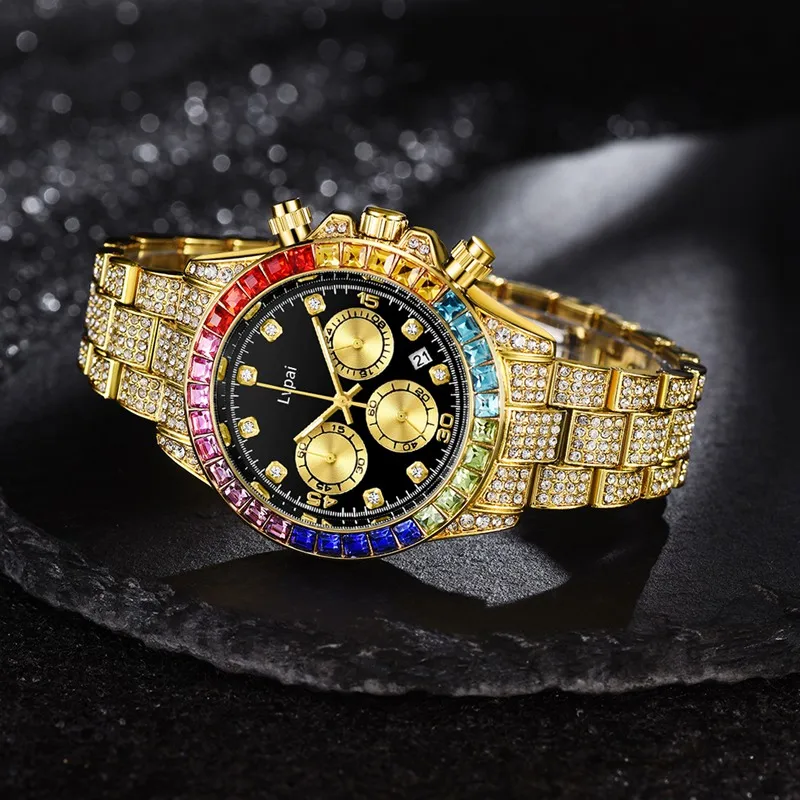 rolex watches with diamonds for men