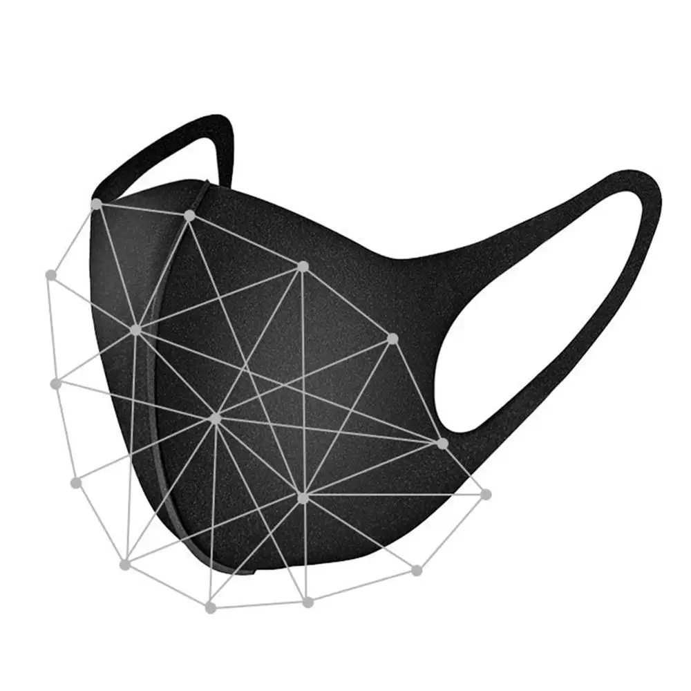 

Black Mask Dust Mouth Face Masks Unisex Travel Protection Covers Respirator Cotton Health Anti-Dust Washable Reusable Mask Women