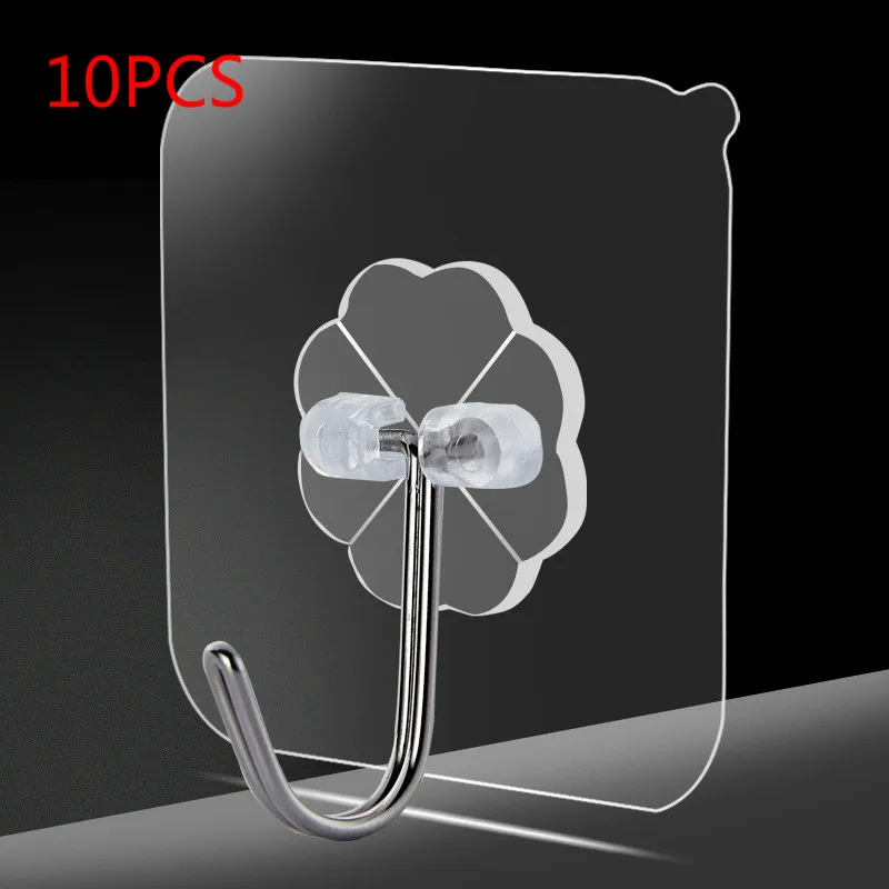 Прозрачные прочные настенные вешалки крючки на присоске стойка для тяжелых