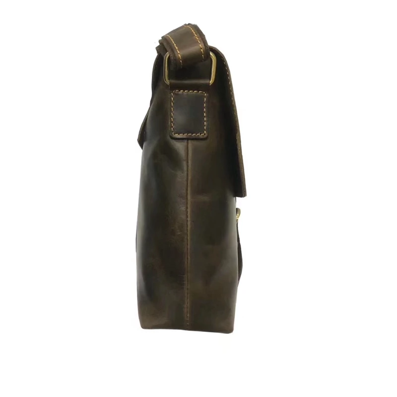 Европейская и американская мода, мужские и женские кожаные сумки для отдыха, ретро кожаная сумка через плечо, сумка