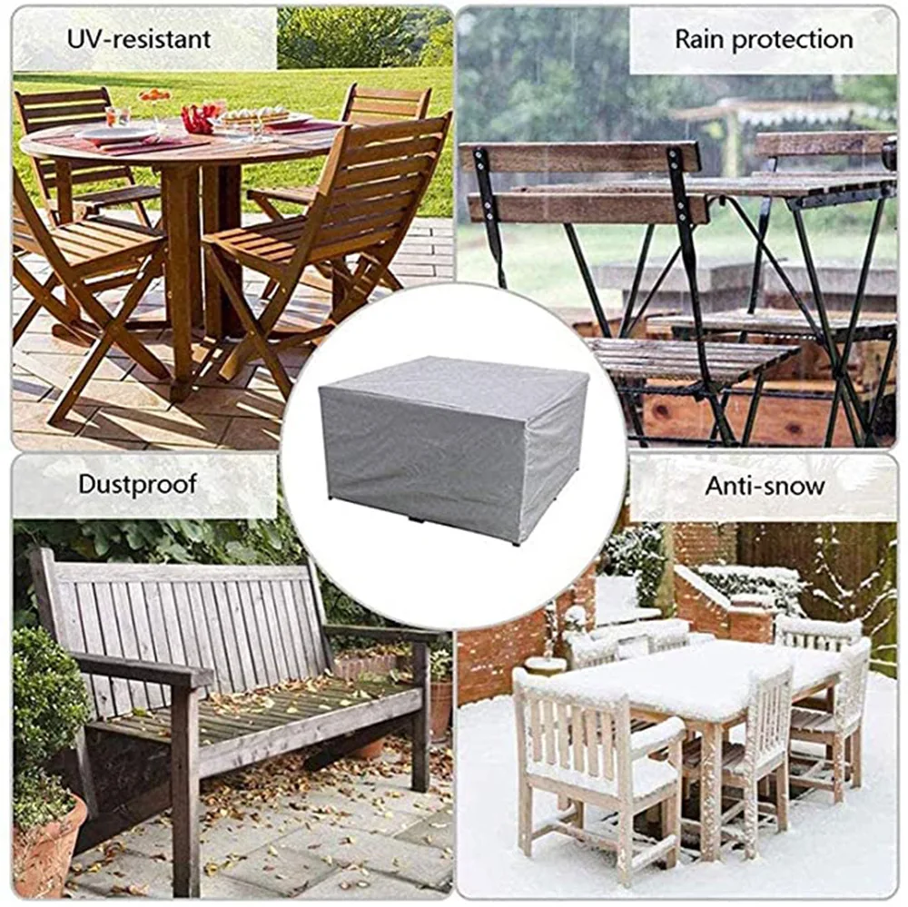 Patio Furniture Covers Waterproof, Patio Furniture Set Cover Outdoor Sectional Sofa Set Cover, Table and Chair Cover
