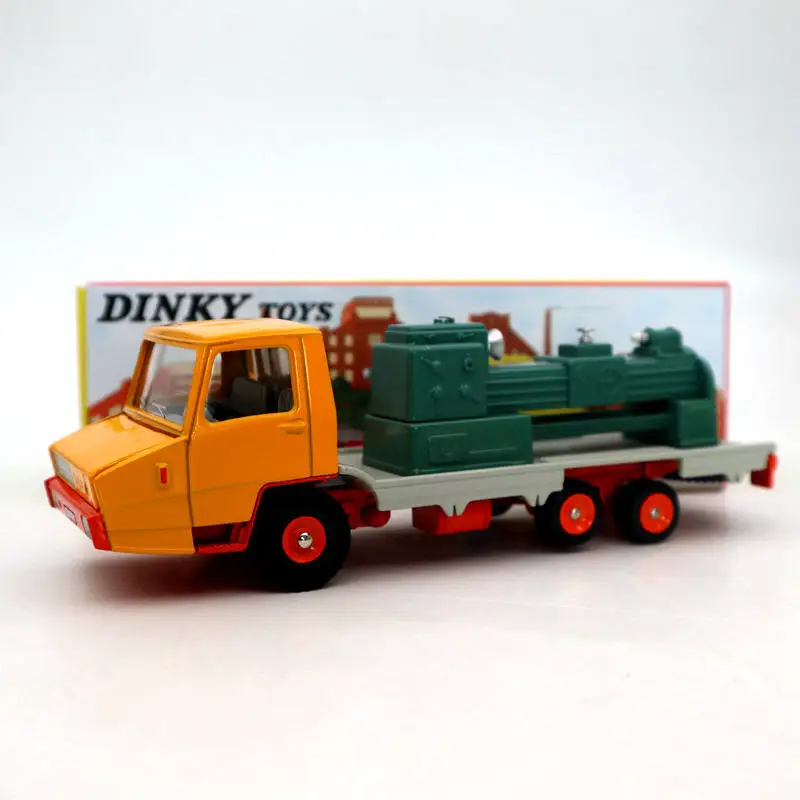 Atlas Dinky Toys 569P Berliet Stradair Plateau Surbaisse Porte Machine Outil Prototype Truck Diecast Models Car Gift Collection
