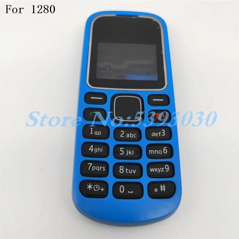 Высокое качество для Nokia 1280 Новый Полный Мобильный телефон Корпус чехол +