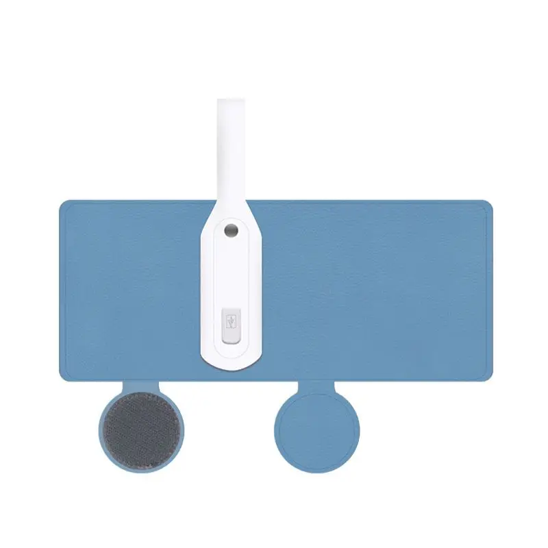 Универсальный портативный термостат с изоляцией для бутылочек с USB интеллектуальным контролем температуры, термостат, чехол для ребенка, грелка для молока - Цвет: Blue