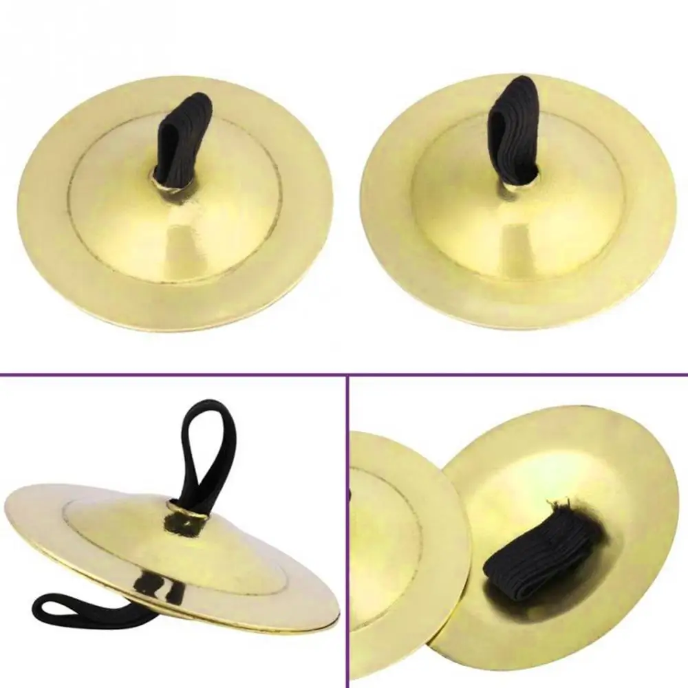 Durable Belly Dance Finger Cymbal Brass Musical Instrument Dancing Music Equipment Accessories Attachment