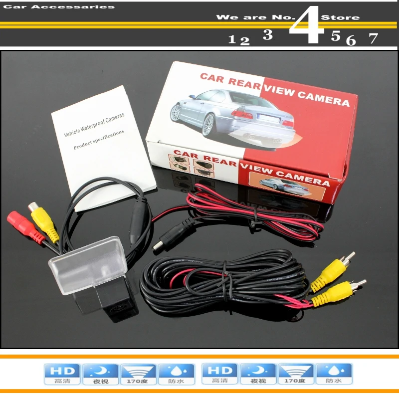 LiisleeFor TOYOTA Camry XV50 High Quality Rear View Back Up Camera Car Camera For PAL  NTSC Car Tuning  CCD + RCA (3)