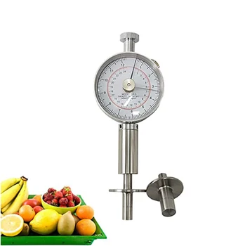 

GY-3 Analog Fruit Hardness Tester Sclerometer Penetrometer with Two Measuring Head 0.5-12kg/cm2 and 1-24kg/cm2 Range
