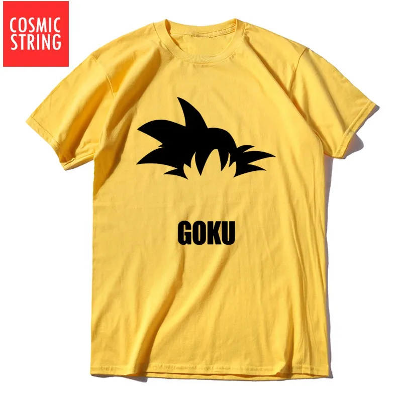 

COSMIC STRING 100% cotton summer dragon ball print men T shirt casual goku print men tshirt o-neck t-shirt male tee shirts