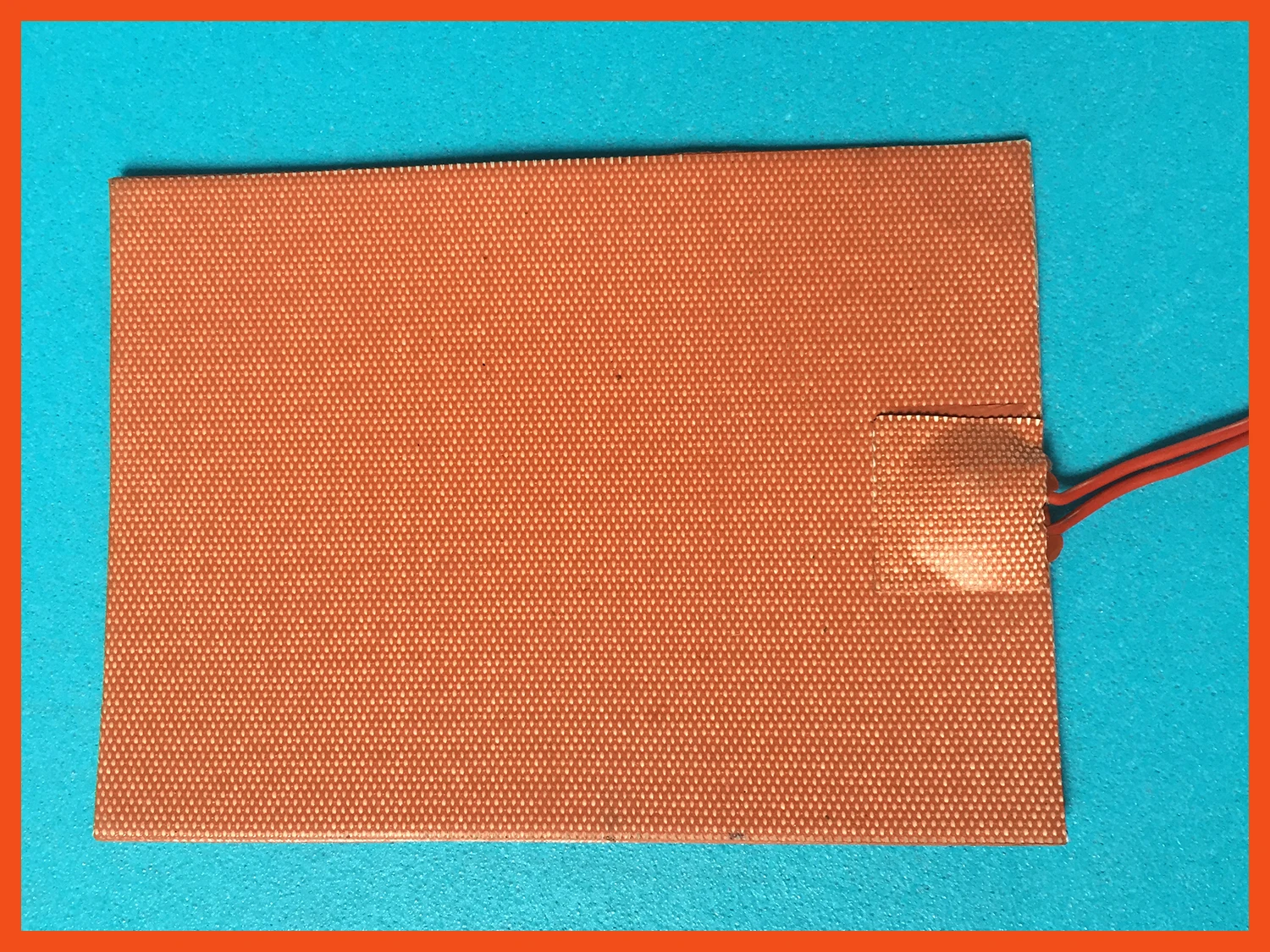 Silicone heating pad heater 120V 600W 280mmx280mm 5A for 3d printer