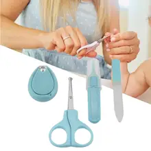 4 шт./компл. уход за младенцем инструменты комплект Дети Портативный удобной машинки для стрижки ногтей пилочка для ногтей ножницы Ухо ложка для младенцев комплекты для здравоохранения