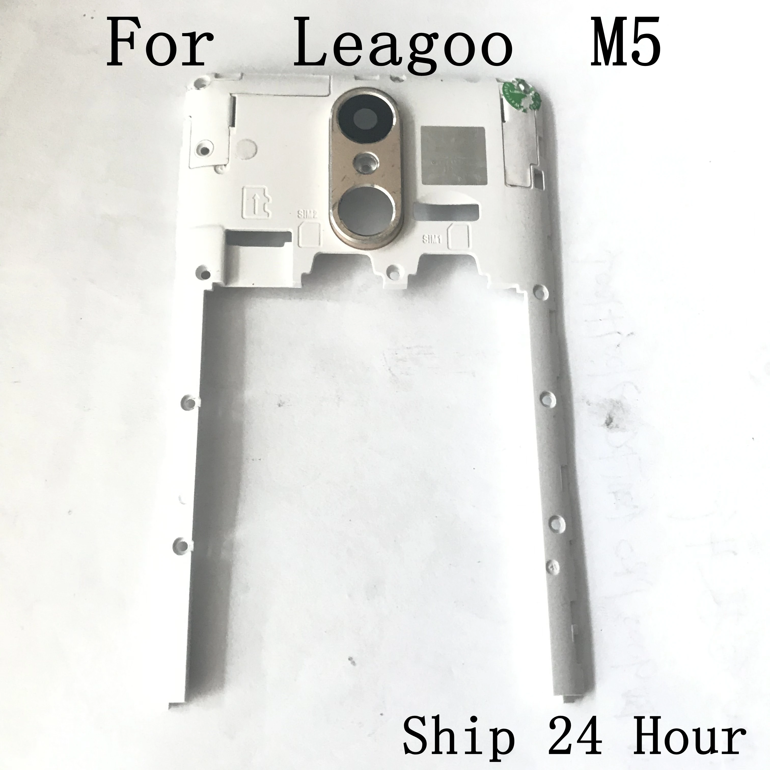 Leagoo M5 используется задняя рамка Оболочка Чехол+ камера Стекло Объектив для Leagoo M5 ремонт починка Часть Замена