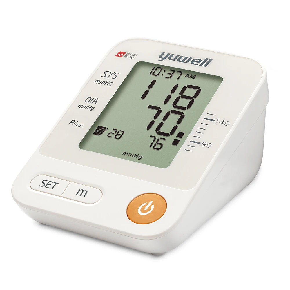 Yuwell YE670D LCD цифровой монитор артериального давления на руку манжета