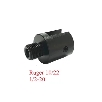 

Barrel End Threaded Adapter for Ruger 10/22 thread adaptor CNC Alloy Steel Muzzle Barrel Adapter1/2-20 1/2"x20 VI05096