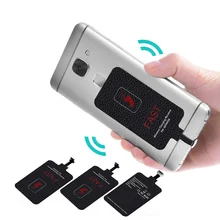 Qi 10 W Fast Wireless CHARGING Receiver สำหรับ Samsung A70 HUAWEI Mate 20 P9 P10 P20 Pro 5 V 2A USB Type C Wireless Charger Receiver(China)