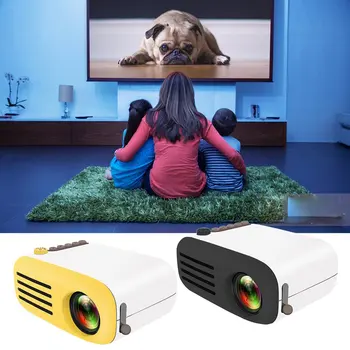 

US plus Mini Projector Yg200 Home Portable Led Projector Supports Hd 1080P Small Projector 20-60 Inch Projection Size