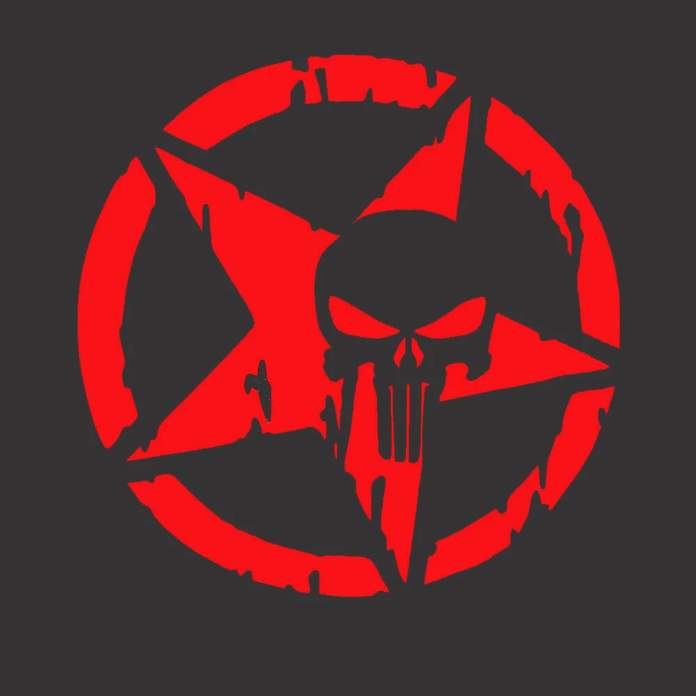 Наклейка с логотипом Punisher наклейка для автомобиля фургона велосипеда бампера