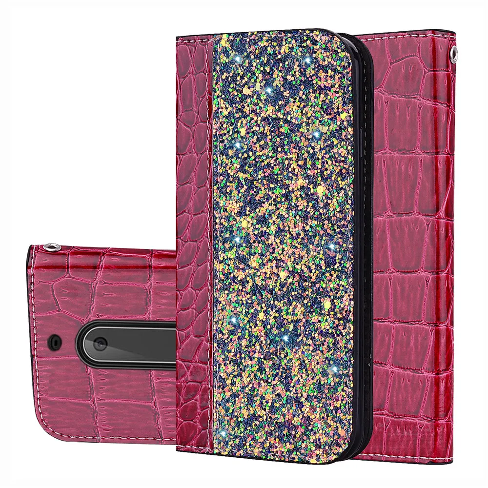 

Glitter Bling Cases For Nokia 5 7.1 8.1 3.1 5.1 6.1 6 7 Plus 8 X6 X7 Leather Wallet Flip Crocodile Case For Nokia5 2017 Cover