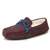 Large Size 38-47 Brand Fashion Winter Fur Moccasins Men Loafers High Quality Suede Leather Shoes Men Flats Gommino Driving Shoes 3