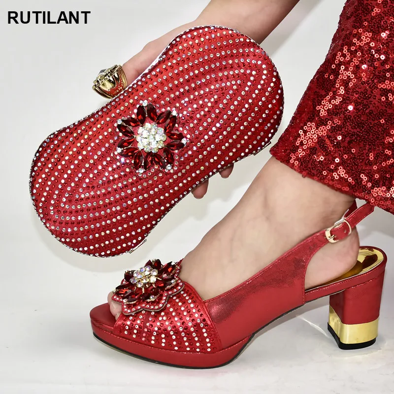 

Shoe and Purse Set Italian Shoes with Matching Bags Italian Matching Shoe and Bag Set for Wedding Nigerian Party Pumps Elegant