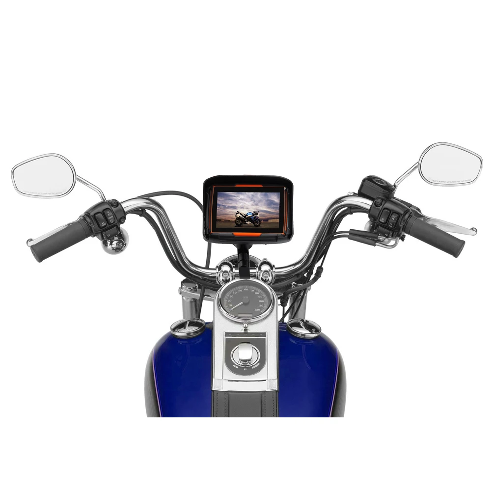 4,3 дюймов сенсорный экран автомобильный мотоцикл gps наружное портативное навигационное устройство водонепроницаемый ударопрочный пылезащитный gps навигатор