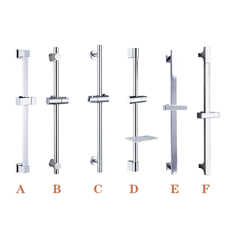 Stainless Steel Sliding Shower Bar for Hand Shower Height Adjustable
