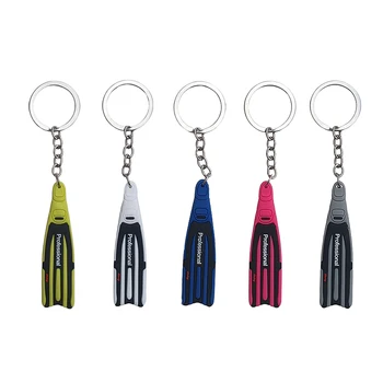 

Nautical Diving Fin Key Chain Flipper Keychain Keyring Divers Key Ring Holder Scuba Diving Accessories