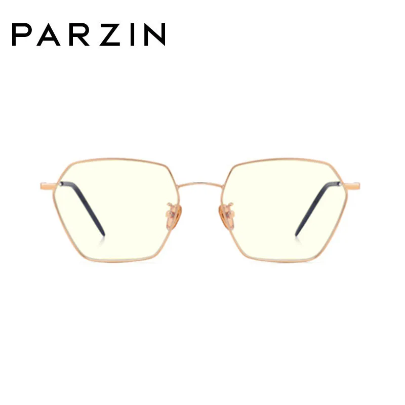 PARZIN Computer Glasses Anti Blue Light Goggles Blue Light Blocking Glasses Vintage Women Eyeglasses Frame 162002