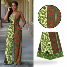 Горячая африканская ткань воск 6 ярдов pagne воск tissus африканские ткани настоящий воск швейный материал YB03