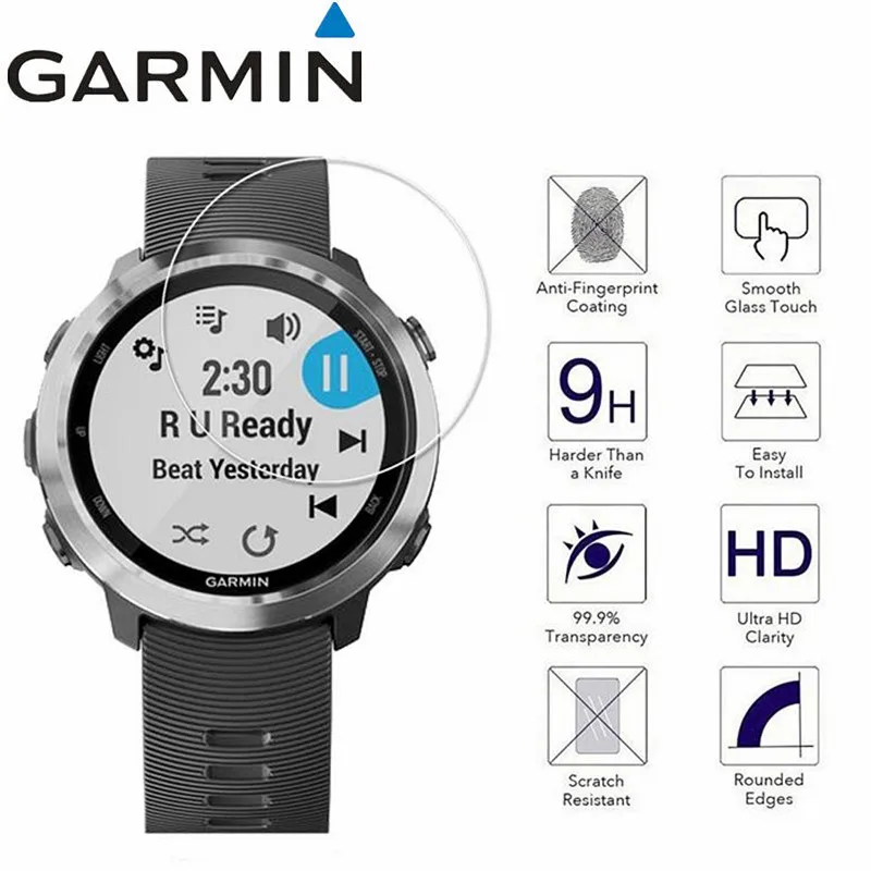 2 шт Защитная крышка для часов Garmin Forerunner 245 M/645 HD с защитой от царапин, Электростатическая Защитная пленка для домашних животных