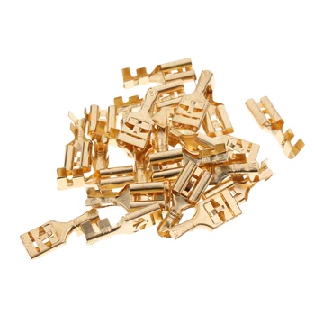 

High Quality 25Pcs Terminal Cable Locking Spade Connector 9.5mm