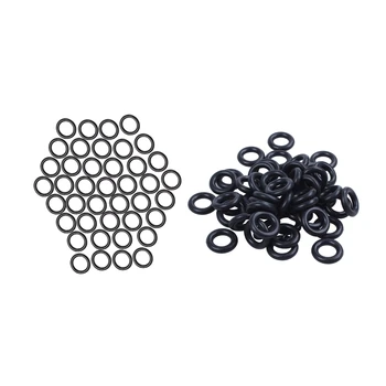 

100 Pieces Black Nitrile Rubber O-Ring Seal Washers 13x9x2mm & 16x3.5x9mm